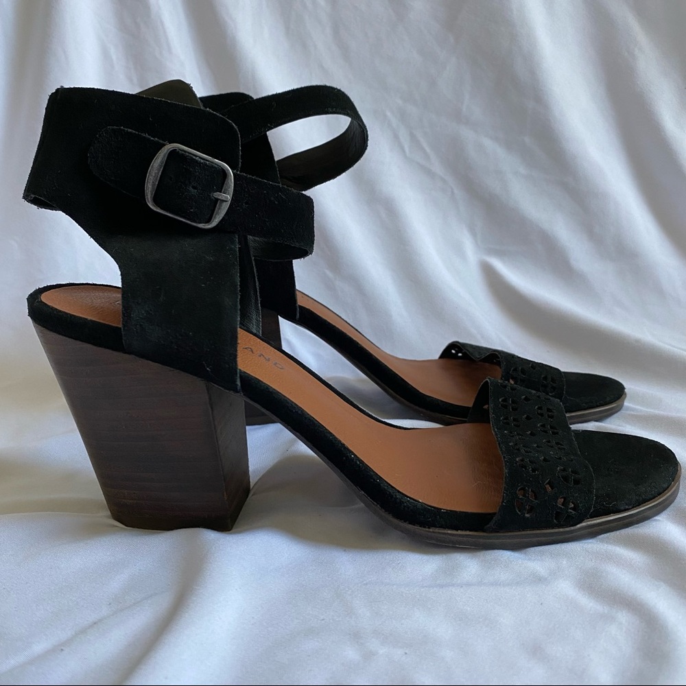 Lucky Brand Odonnah Heel Sandal Black 9.5